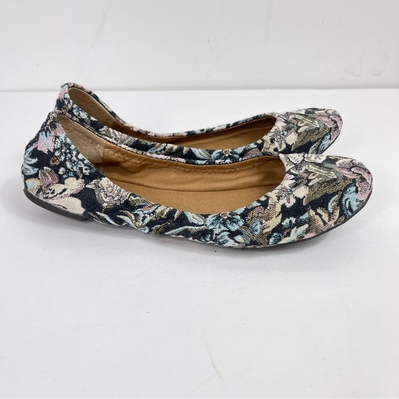 Lucky Brand Emmie Ballet Flats Shady Spruce Scala Rose Moroccan Women’s size 9 - Picture 8 of 8